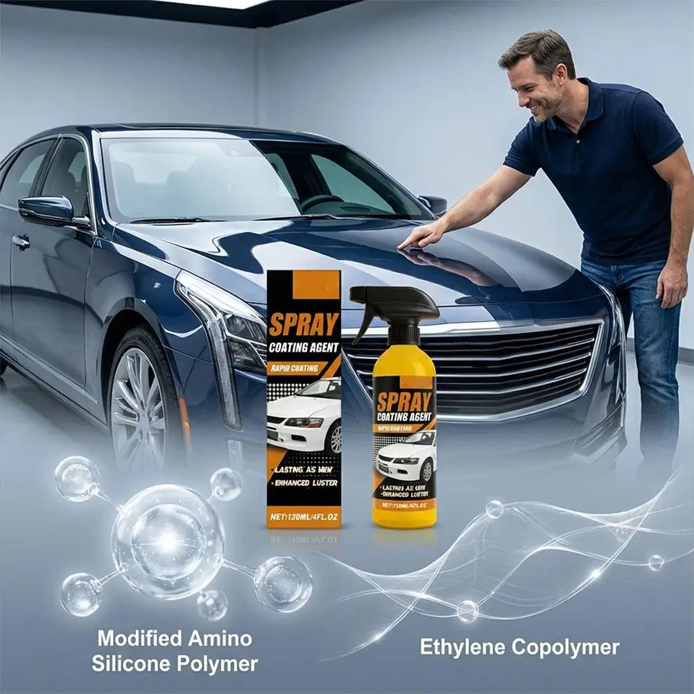 Auto-Keramikbeschichtungswachs Karosserie-Polierspray Hydrophobes Mittel Glanzschutz Auto-Zubehör