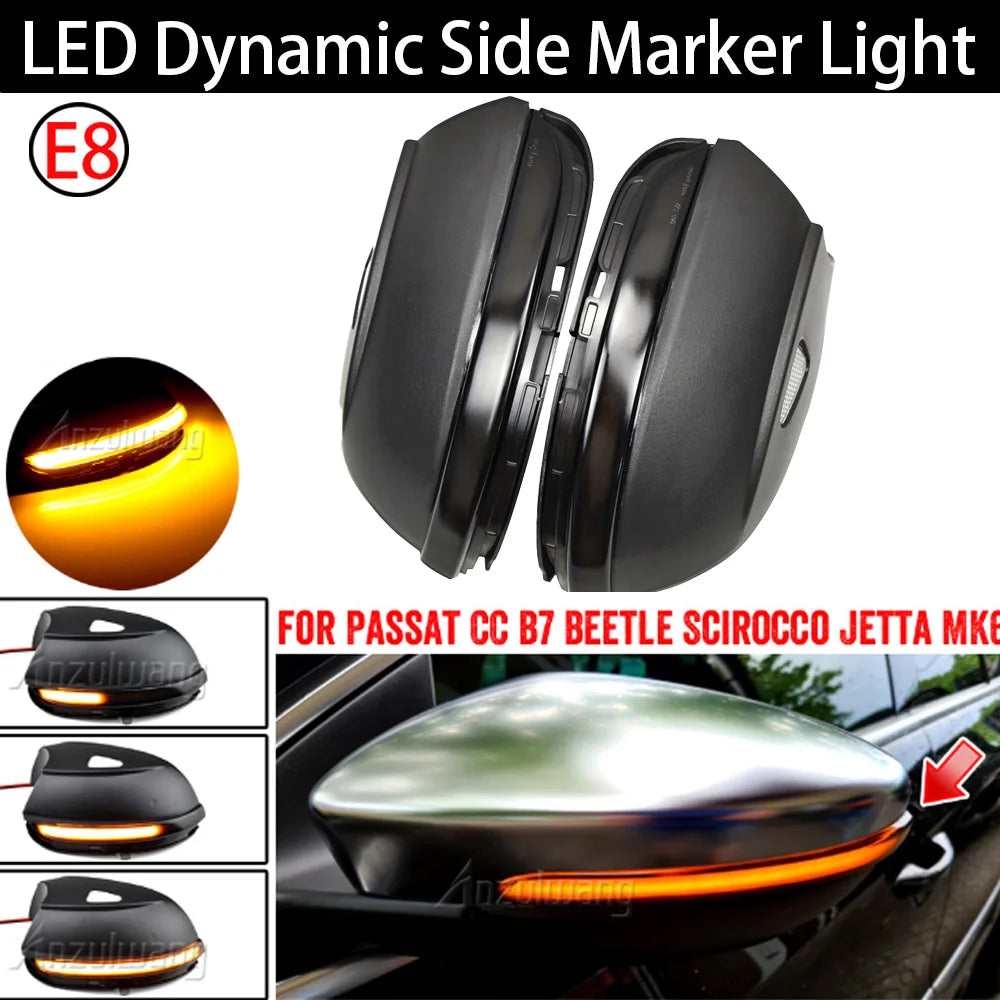 LED Blinker-Set für VW Passat B7 CC Scirocco Jetta EOS – SwissGlanzGarage Ansicht 6