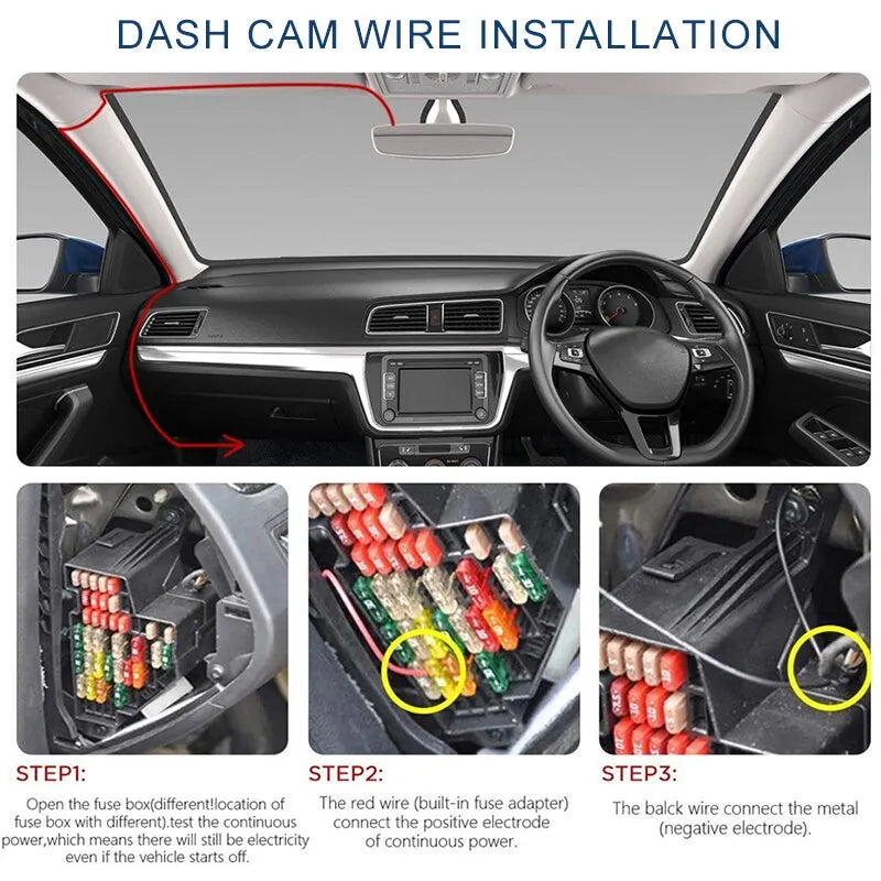 4K UHD Dashcam Recorder mit GPS & WiFi 24 V – SwissGlanzGarage Ansicht 6
