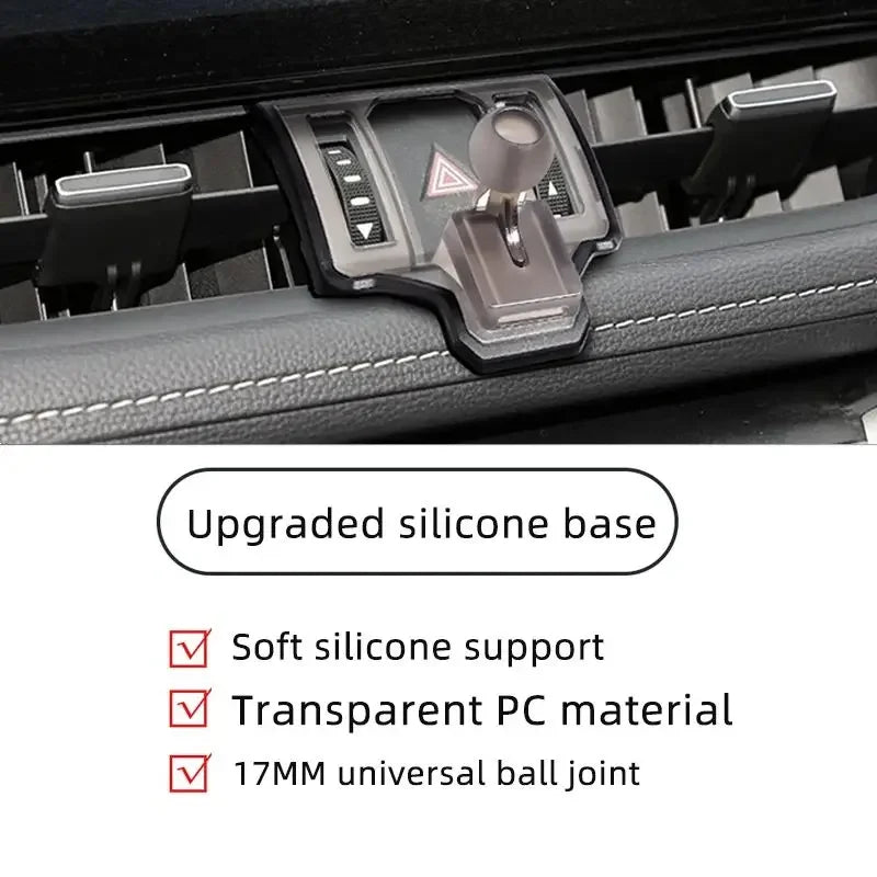 Magnetische drahtlose lade Auto Telefon Halter Für Toyota RAV4 2020 2021 2022 2023 2024 Feste Halterung Basis Speziel...