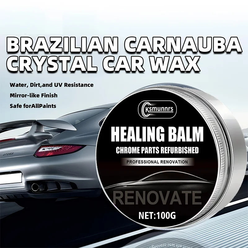 100g Auto-Kristallwachs, Brasilianisches Carnaubawachs, Autolack-Versiegelung, Hochglanz, Langanhaltender Schutz, Was...