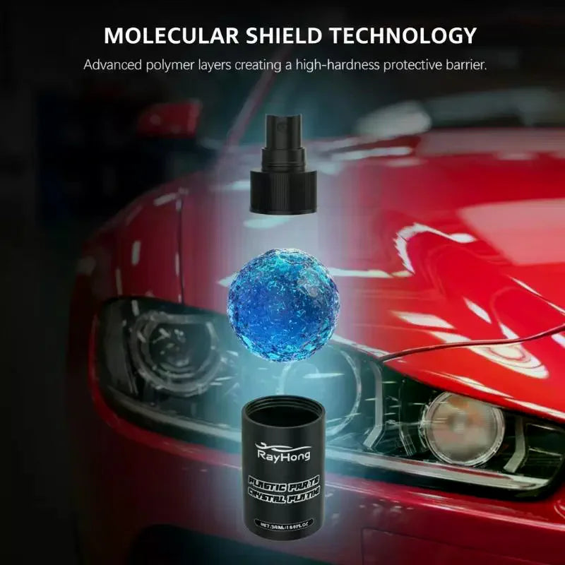 Keramik-Autobeschichtung mit Nano-Formel, Langanhaltender Lackschutz, Hydrophobes Hochglanz-Finish, Widerstandsfähige...