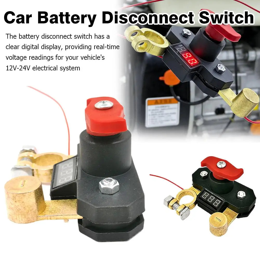 Batterie-Trennschalter mit LED-Display 12-24V – SwissGlanzGarage Ansicht 3