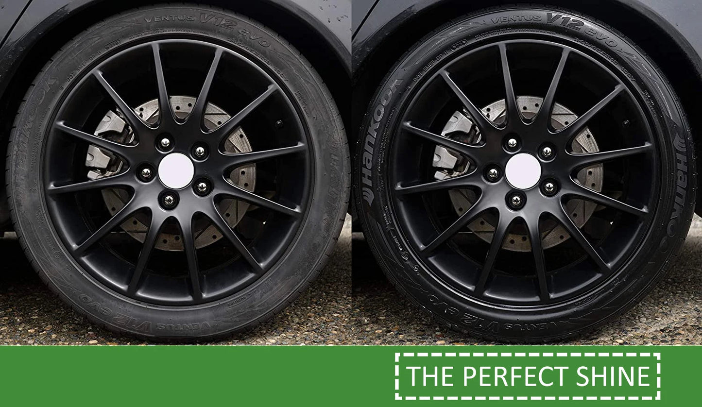 Reifen-Coating-Spray hydrophob Hochglanz Schwarz | SwissGlanzGarage