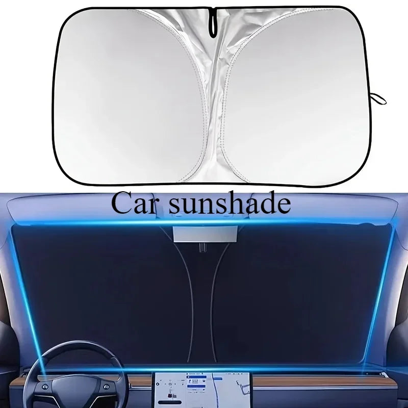 Auto-Windschutzscheiben-Sonnenschutz Faltbarer Visierschutz Innenraum Anti-UV Sonnenschutz Faltbarer Sonnenschirm Aut...