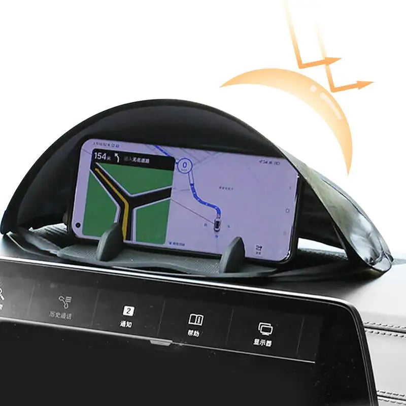 Auto-Sonnenschutz für GPS Navigation – SwissGlanzGarage Ansicht 2