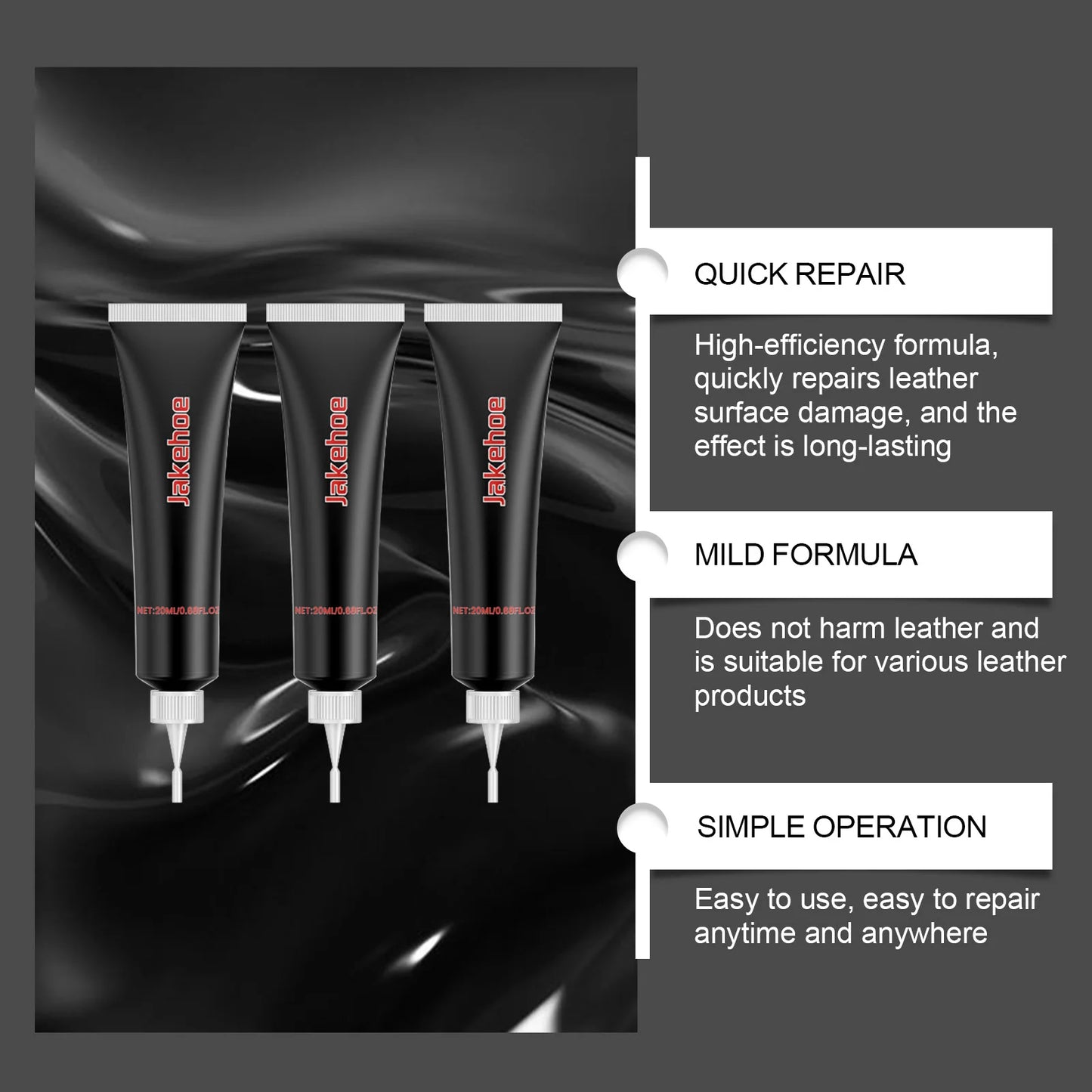 Leder-Reparaturpaste 60ml – SwissGlanzGarage Ansicht 3