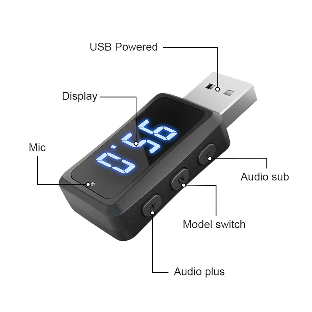Bluetooth 6.0 Mini USB Transmitter – SwissGlanzGarage Ansicht 6
