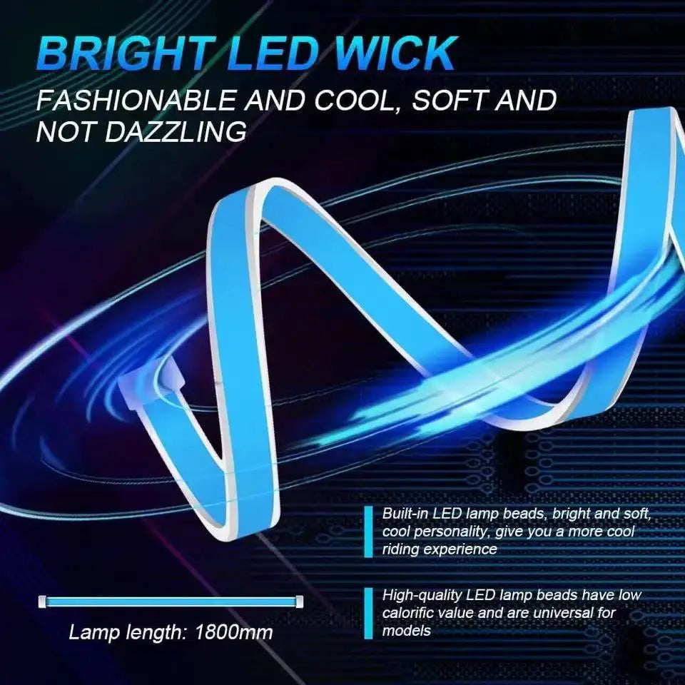 Dynamisches LED Motorhauben-Lichtband Universal – SwissGlanzGarage Ansicht 4