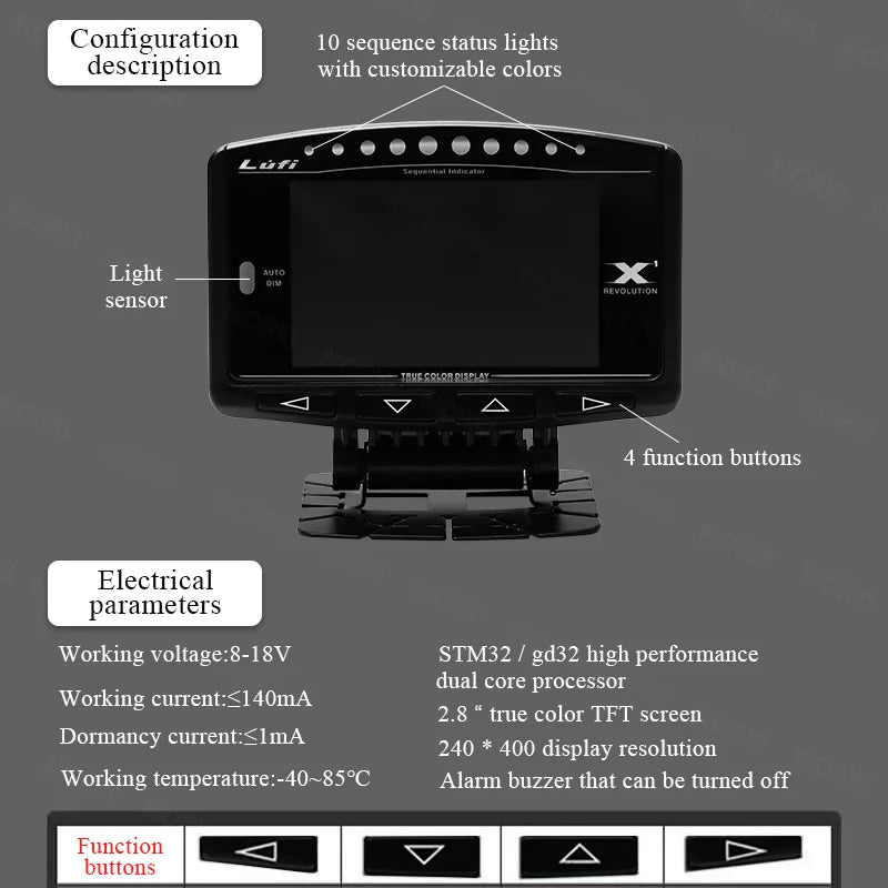 Lufi X1 OBD2 Meter – SwissGlanzGarage Ansicht 3