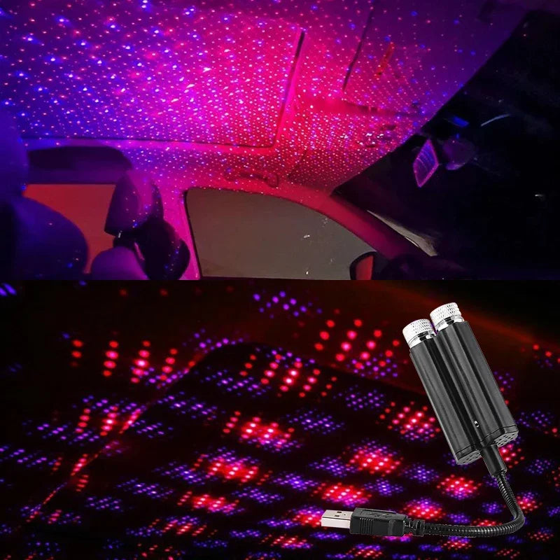 1 Stück Auto-Innenbeleuchtung Dach-Sternenlicht USB LED