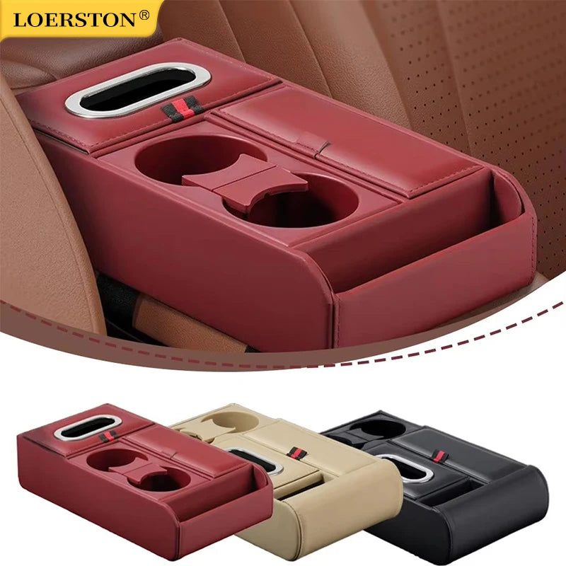 Auto Armlehne Lagerung Box Erhöhung Pad Tissue Box Wasser Tasse