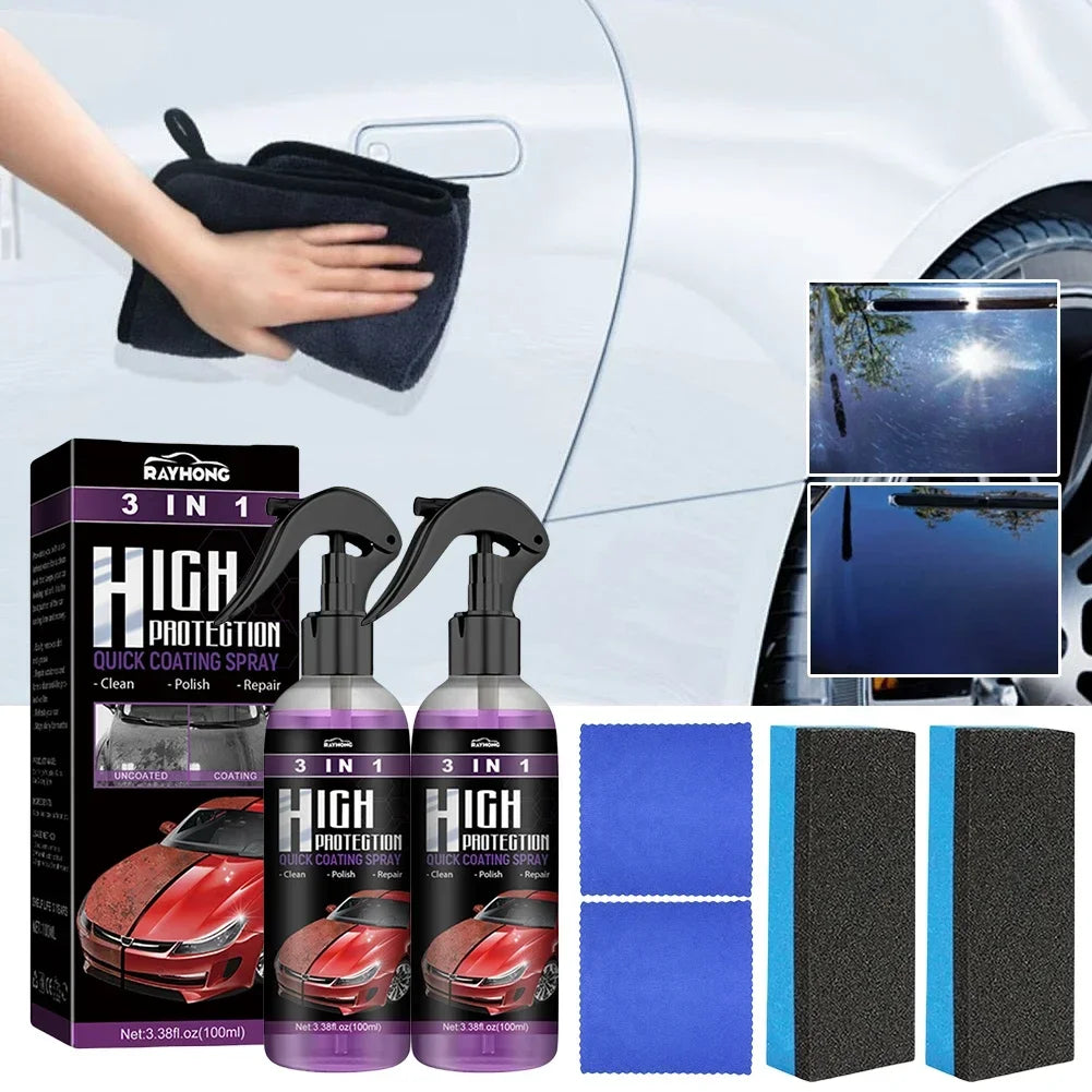 3 In 1 Auto Keramik Nano Beschichtung Flüssigkeit Coatin Nano Kristall Hydrophob