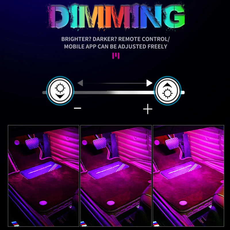 72 LED RGB Fussraumbeleuchtung – SwissGlanzGarage Ansicht 6