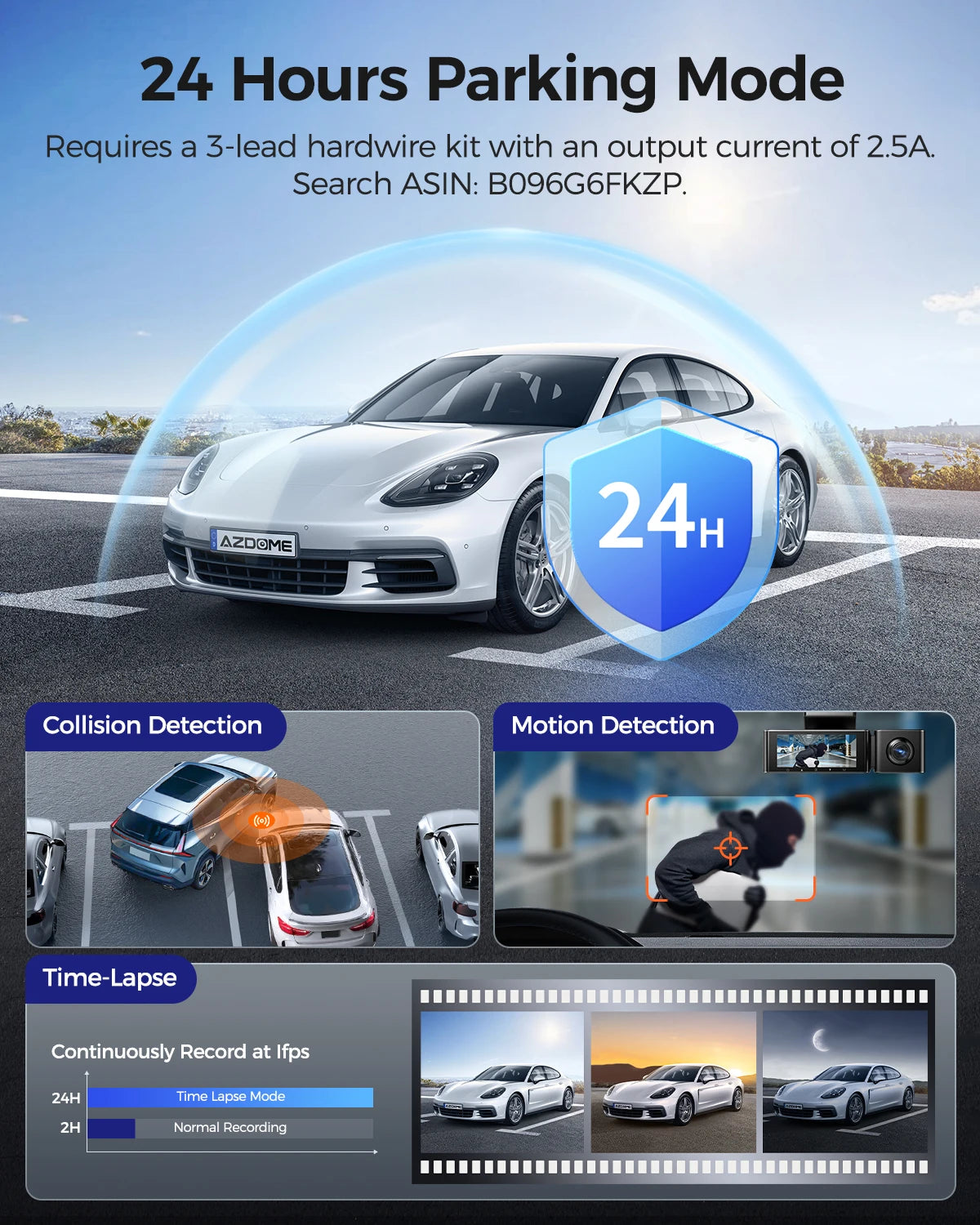 AZDOME M550 Max Dash Cam 4K+1K+2.5K – SwissGlanzGarage Ansicht 6