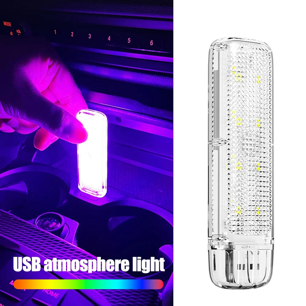 Universal Auto USB Atmosphäre Licht 5V USB Lade Touch Control Licht