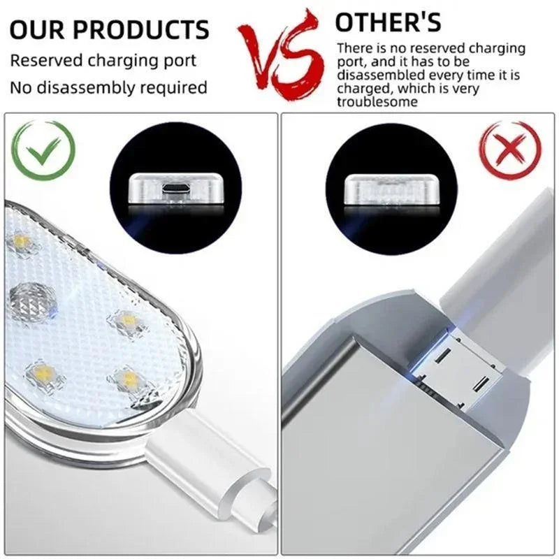 Drahtlose LED-Leuchten für den Innenraum des Autos