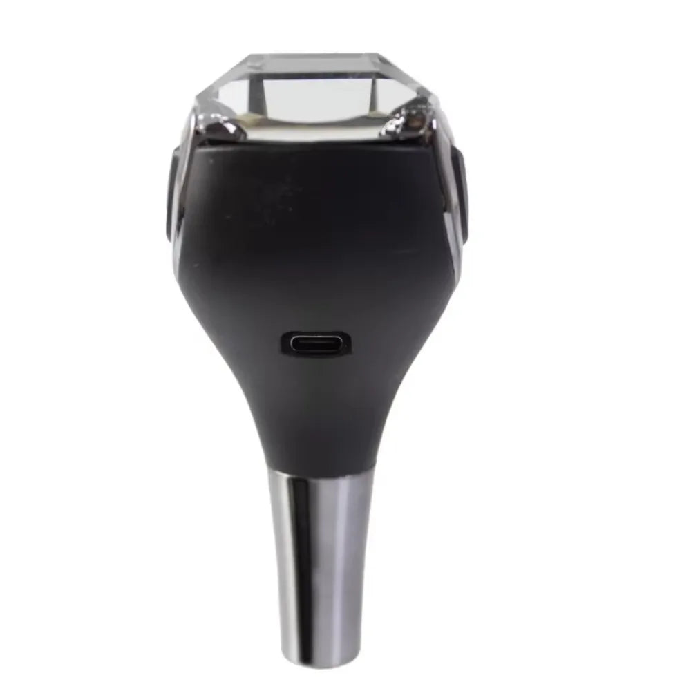 Kristall LED Schaltknauf mit RGB-Beleuchtung – SwissGlanzGarage Ansicht 5