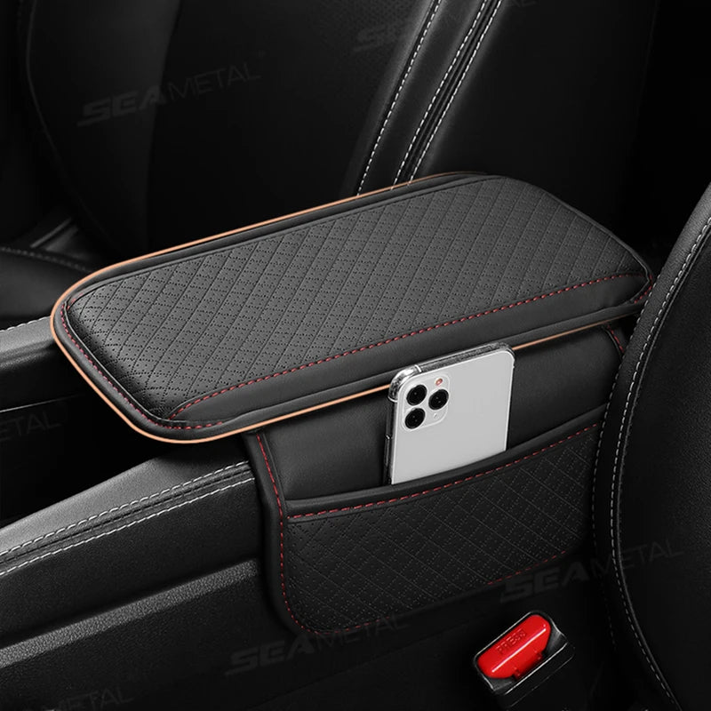 Armlehnen-Pad aus Leder mit Memory Foam – SwissGlanzGarage Ansicht 4