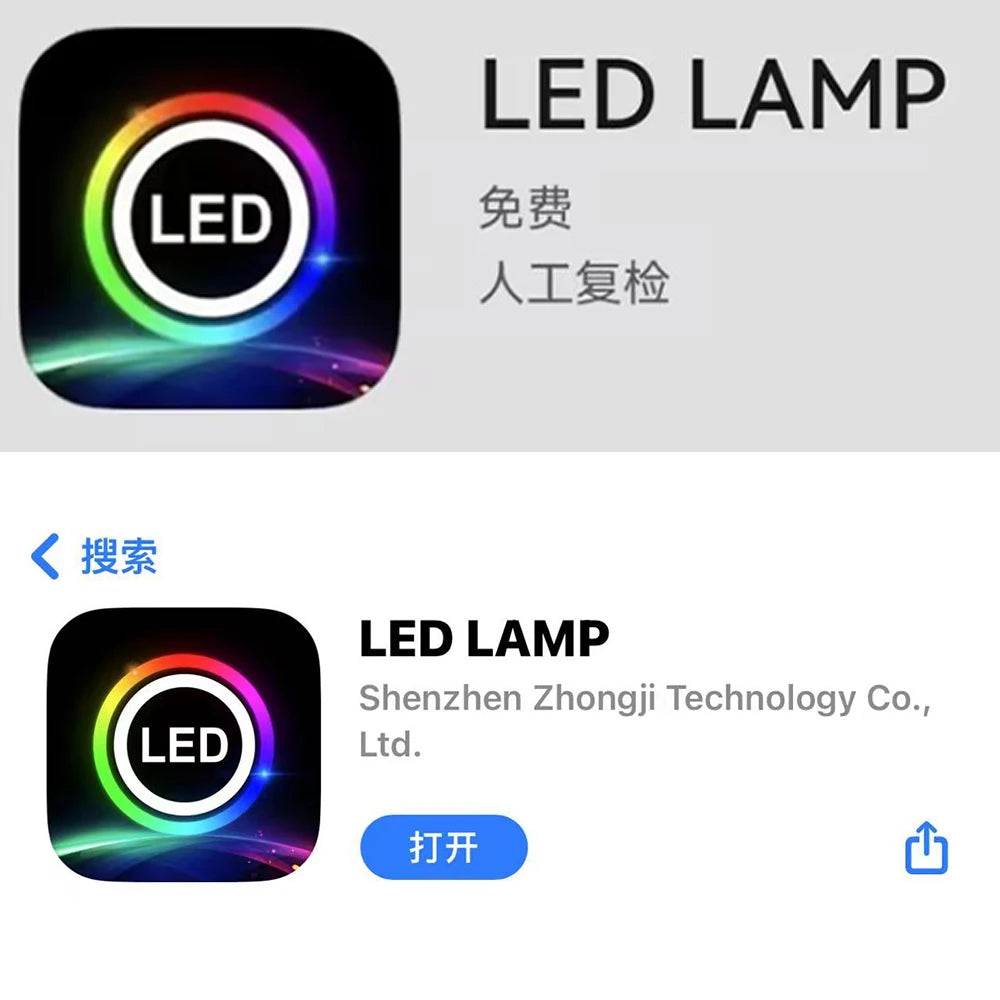 RGBIC LED Innenraum-Beleuchtung – SwissGlanzGarage Ansicht 6