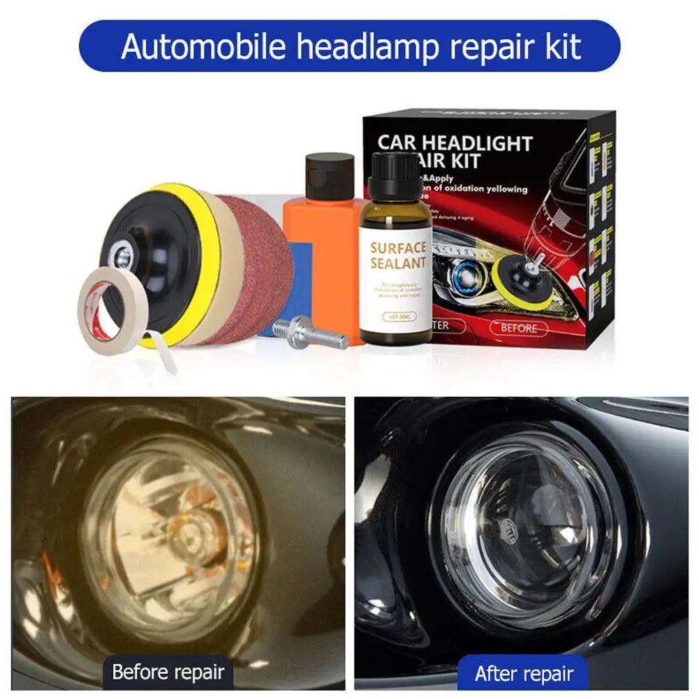 Scheinwerfer-Restaurierungs-Set – SwissGlanzGarage Ansicht 3