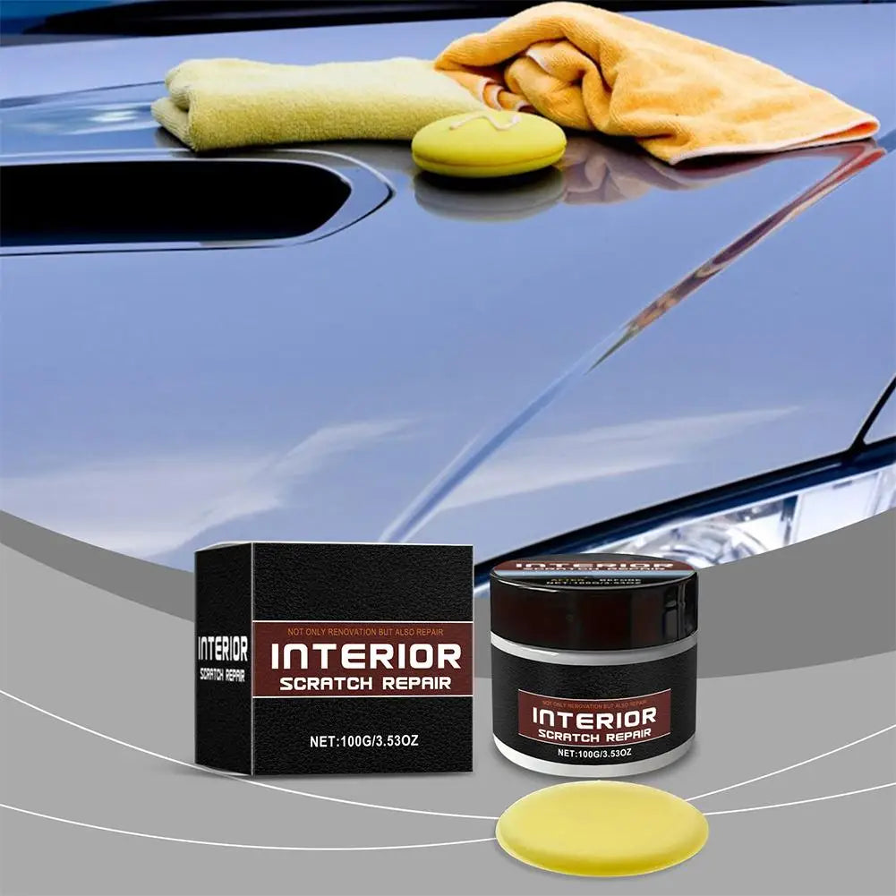 Professioneller Kratzerentferner für Autos, 100g Premium-Lackpflegepaste für leichte Kratzer, Wirbelmuster und Oxidation
