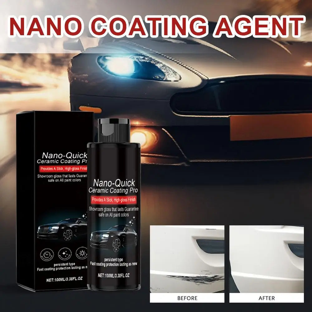 100ml Auto Nano-Keramikbeschichtung Fortschrittliche Hydrophobe Staubschutz-Glasbeschichtung für Autolackschutz Langa...