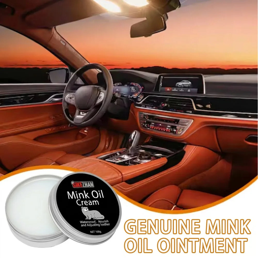 Mink Oil Lederpflegecreme 100g – SwissGlanzGarage Ansicht 5