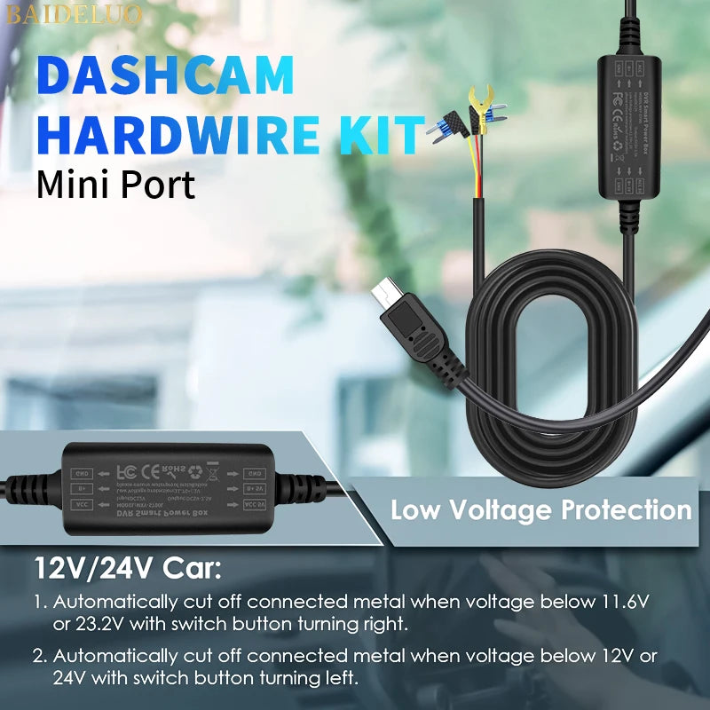 USB-Spannungswandler für 24H Parkueberwachung – SwissGlanzGarage Ansicht 2