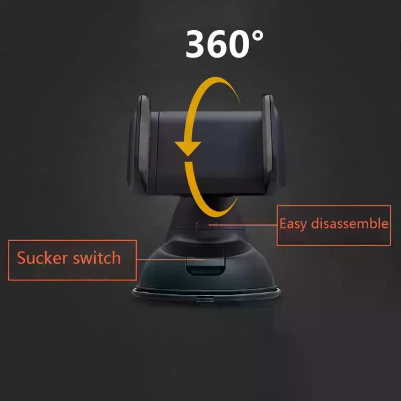 Telefonhalterung fürs Auto 360 ° Flexibler Langarm-Universalhalter mit breitem Sichtfeld für Armaturenbrett und Winds...