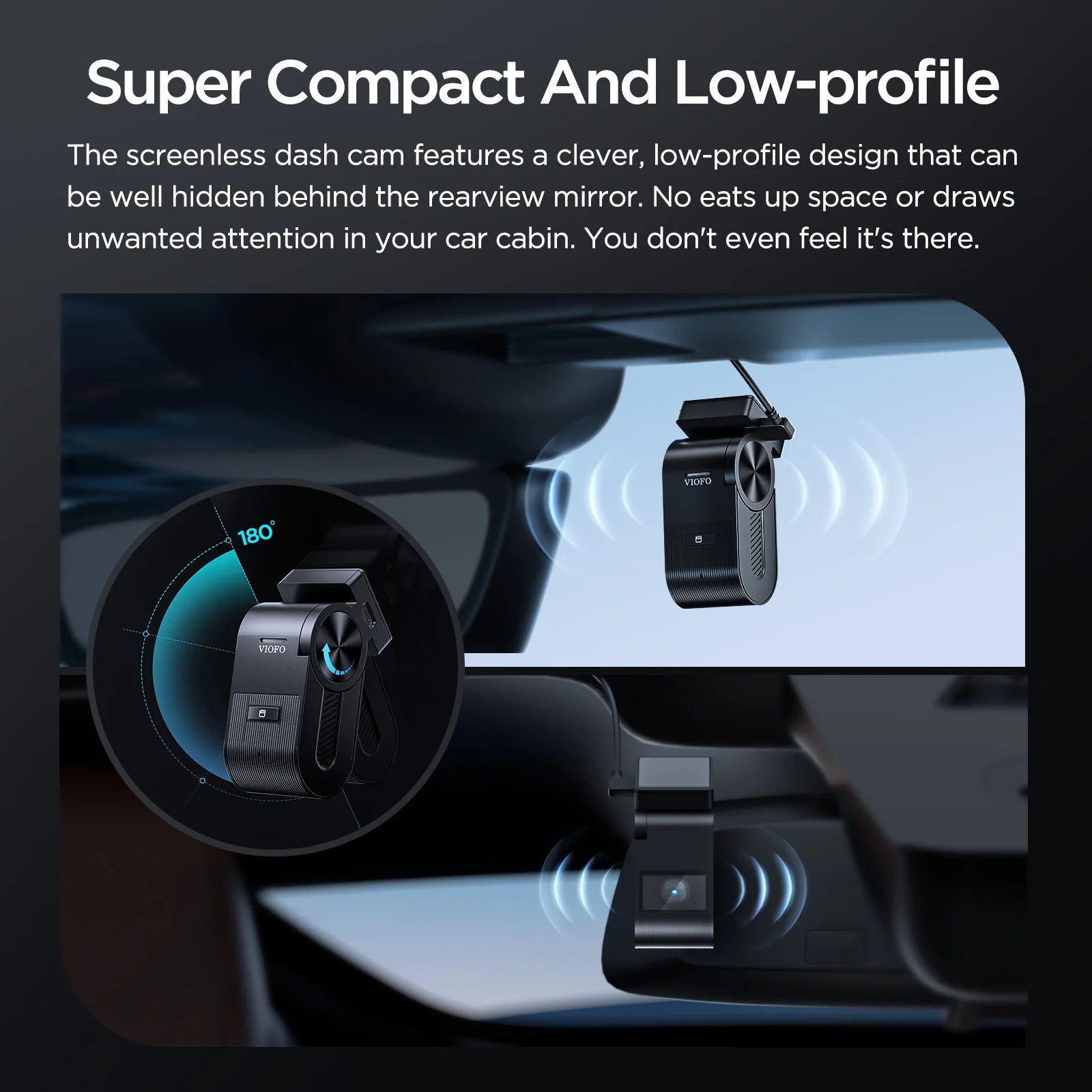 VIOFO VS1 Mini 2K HDR Auto-Kamera – SwissGlanzGarage Ansicht 6