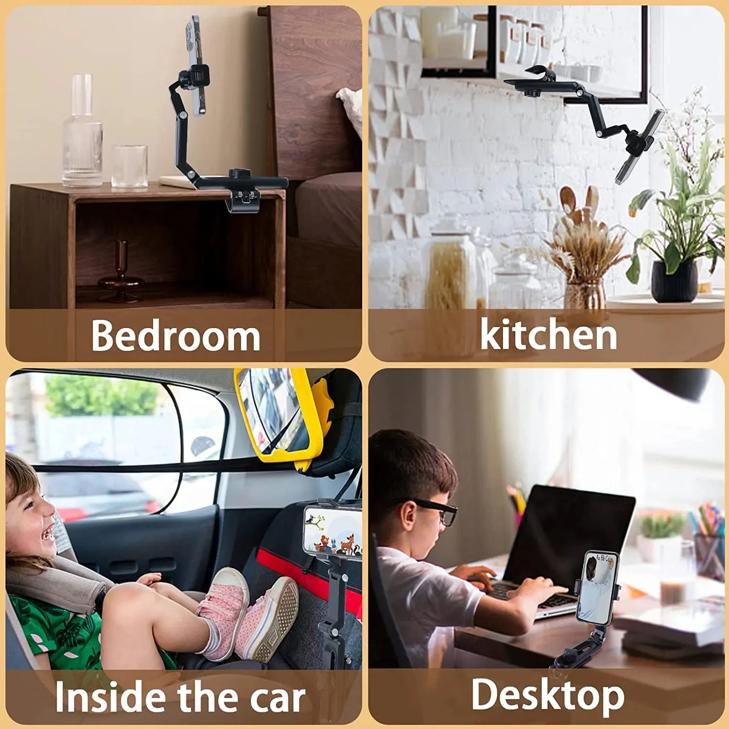 Sonnenblenden Handyhalter 360° drehbar – SwissGlanzGarage Ansicht 5