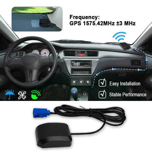 Universal GPS Empfänger mit Fakra C Blau – SwissGlanzGarage Ansicht 2