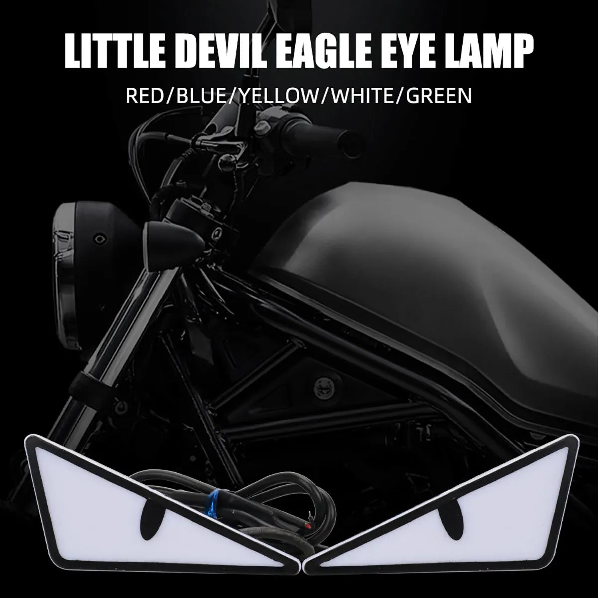 Universal LED Teufelsaugen Auto Motorrad Licht – SwissGlanzGarage Ansicht 2