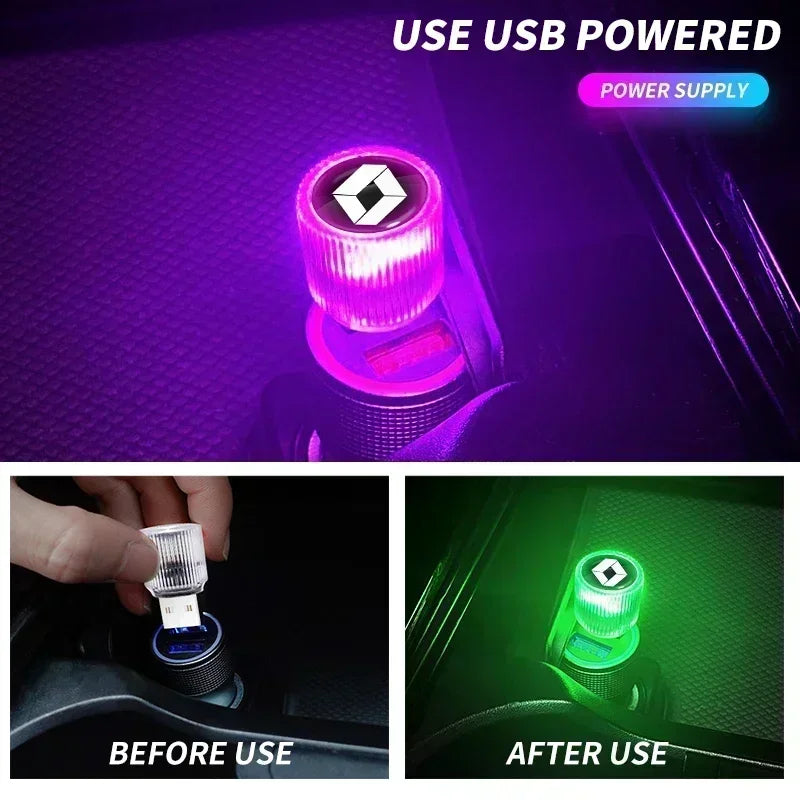 USB Auto-Licht LED Ambiente Nachtlicht Neon Innenbeleuchtung für
