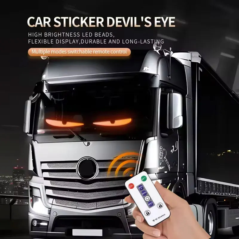 2M Devil's Eyes LED Matrix Panel Lichtfolie – SwissGlanzGarage Ansicht 3