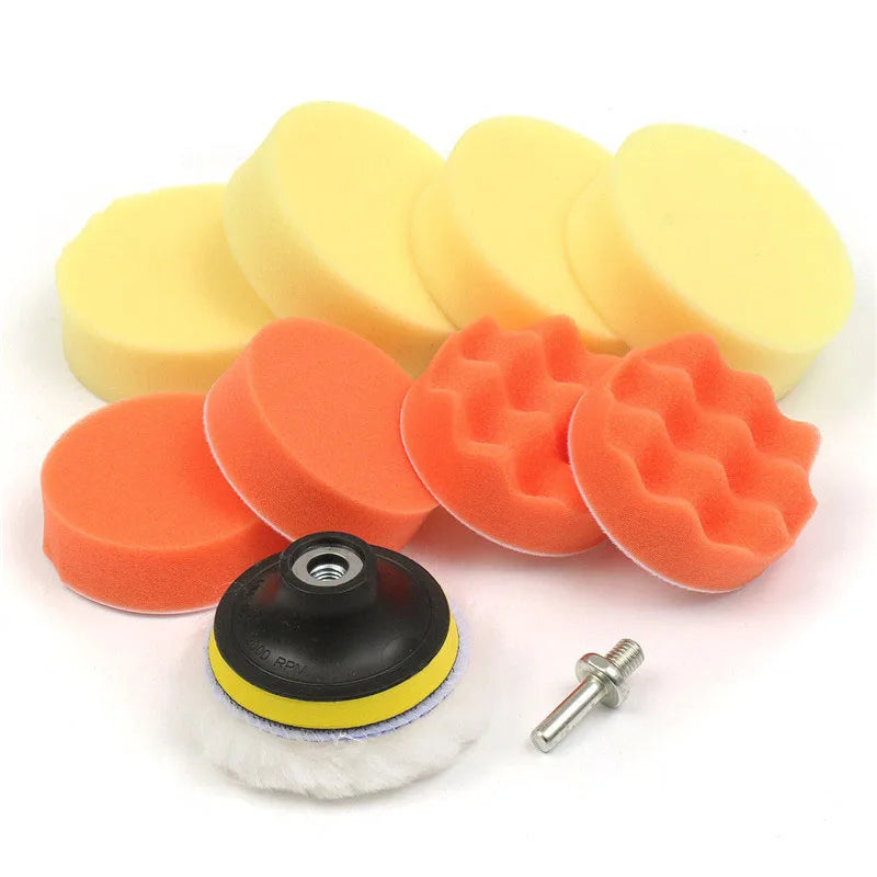 3-Zoll-Autopolierpad-Set aus Schaumstoff und Wolle mit selbstklebender Rückseite, kompatibel mit DA-Poliermaschinen f...