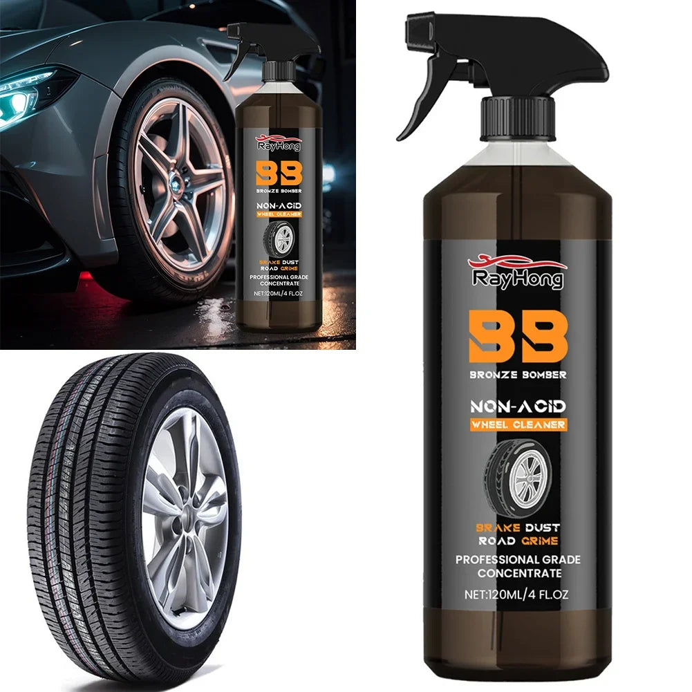 Leistungs starker Rad reiniger 120ml leistungs starkes Felgenbremsbuster-Sprüh auto mit Details zum Entfernen von Bre...