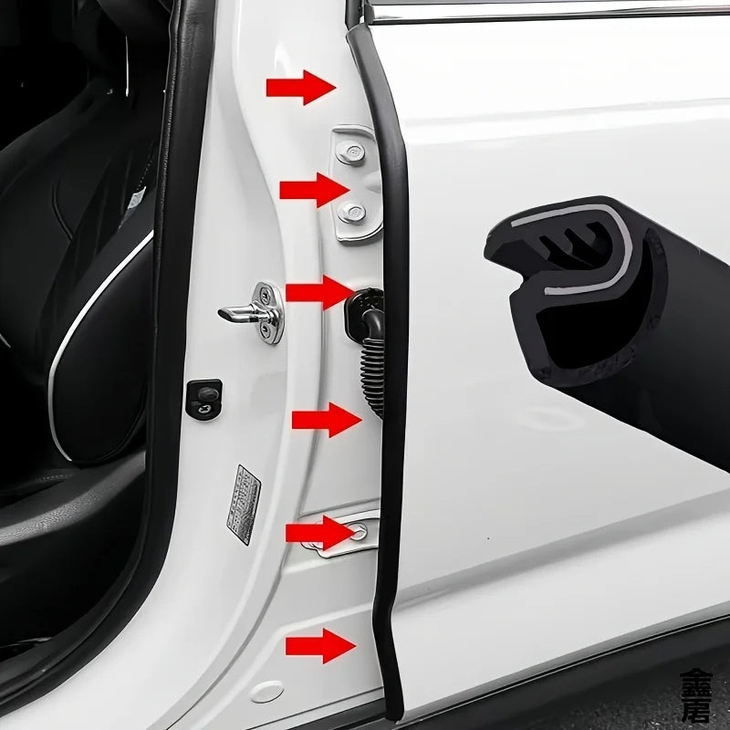 Auto B-Säulen Dichtungsstreifen mit Stahlverstärkung – SwissGlanzGarage Ansicht 4