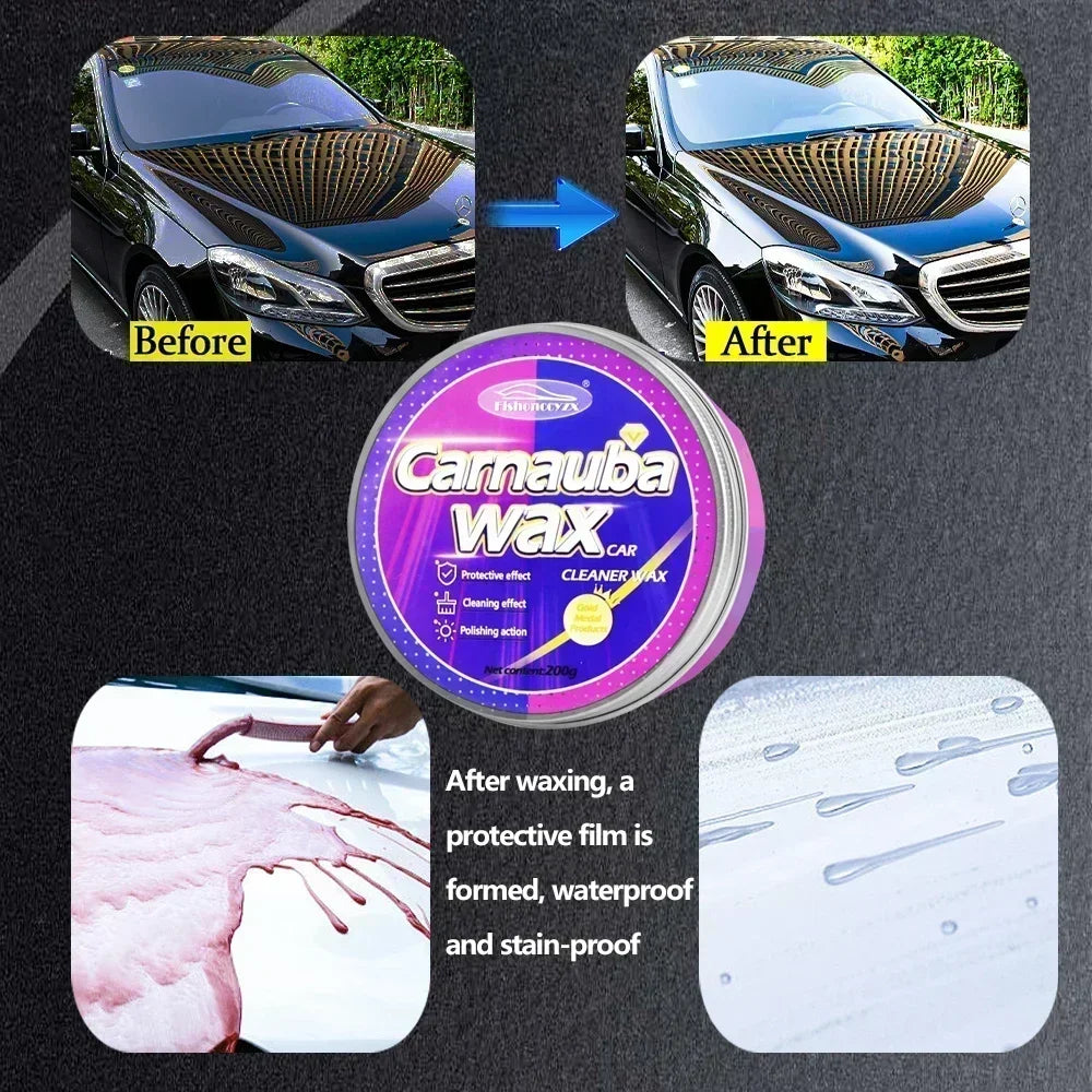 Auto Wachs Auto Lack Pflege Carnauba Paste Wachs Brasilianische Polieren Wachs Paste Hochglanz Glanz Super Hydrophobe...