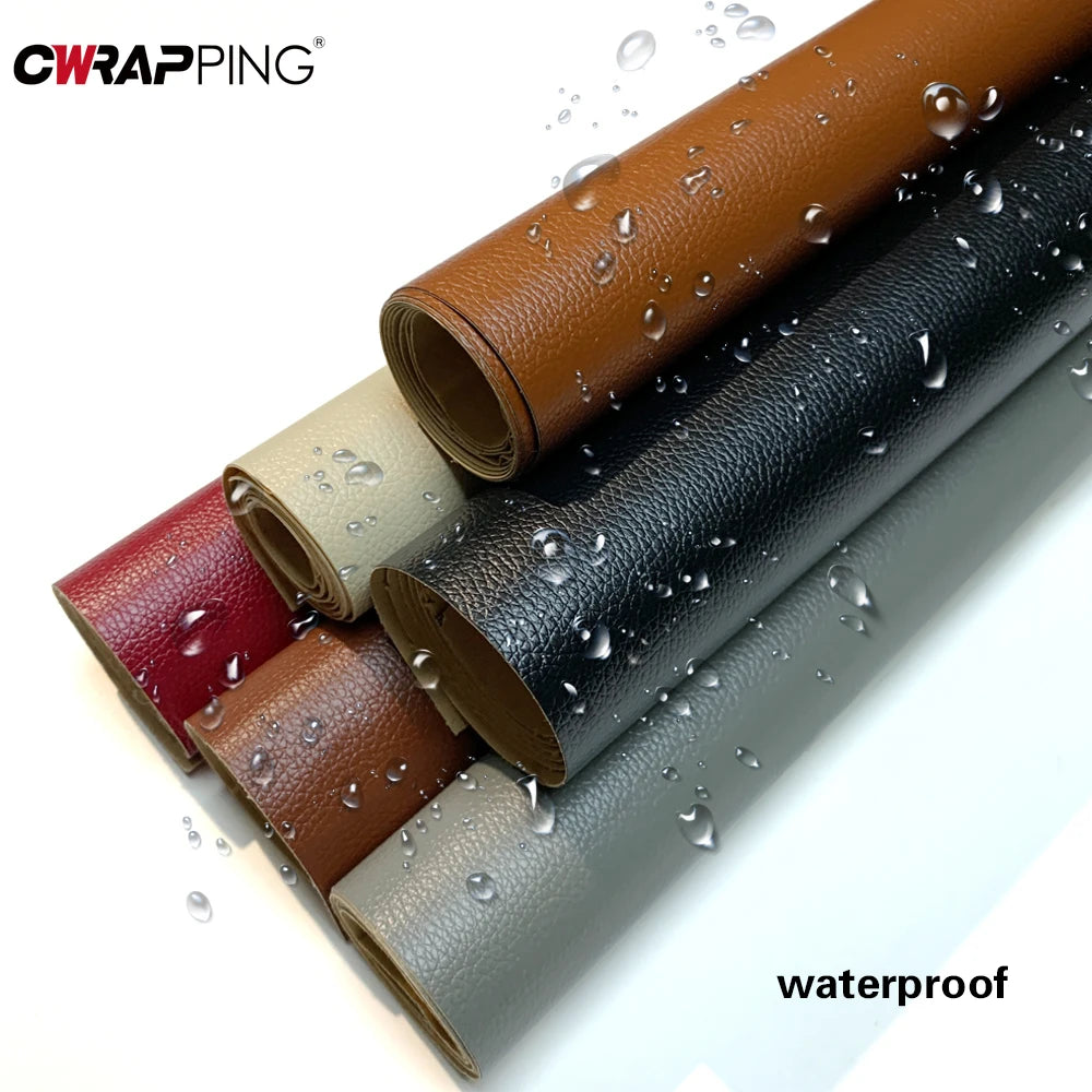 FMF Auspuff-Aufkleber 26x15cm wasserfest – in Leder-Optik – SwissGlanzGarage Ansicht 3