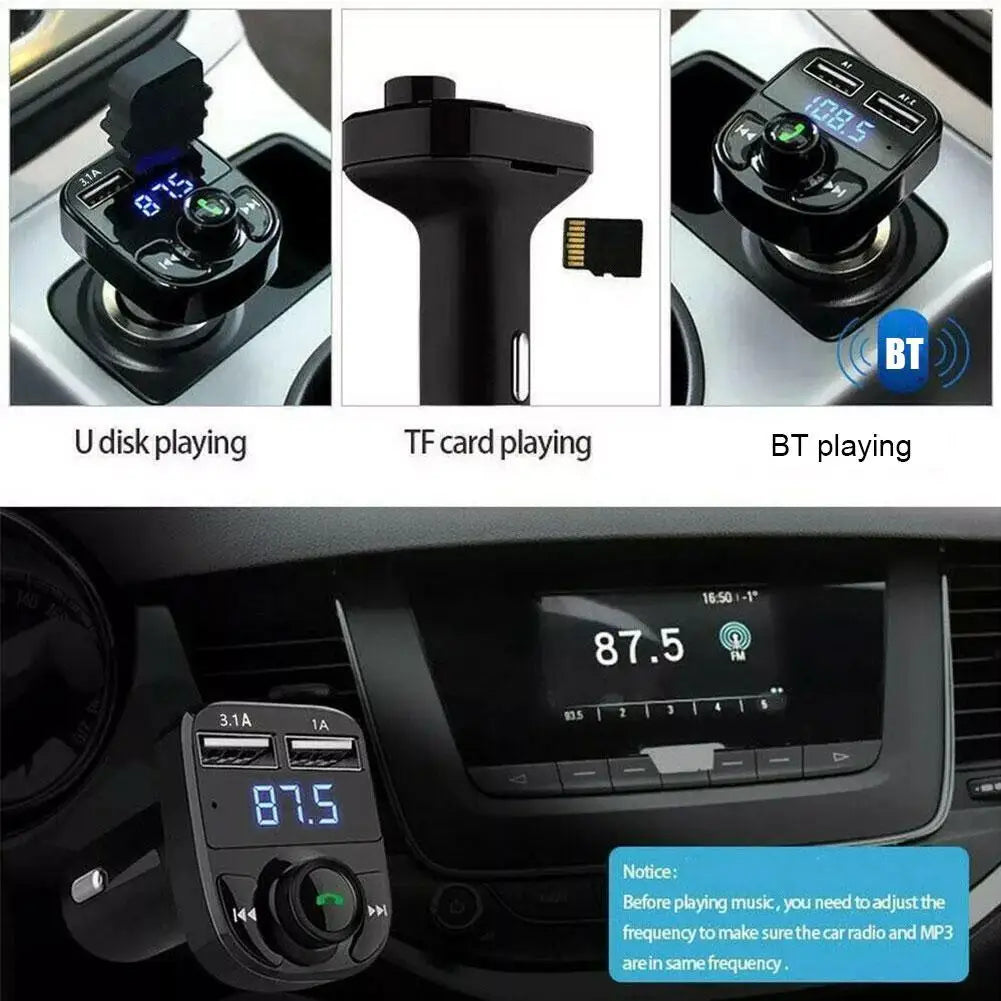Kabellos Bluetooth FM Transmitter mit MP3-Player – SwissGlanzGarage Ansicht 5