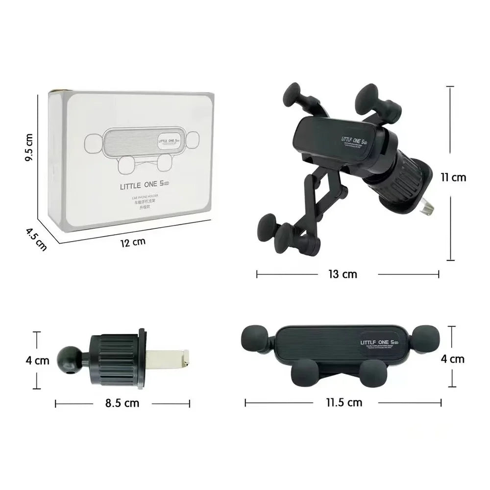 Schwerkraft Auto Telefon Halter Air Vent Clip Halterung Mobile Handy Stehen Im Auto GPS Unterstützung Für iPhone 17/1...