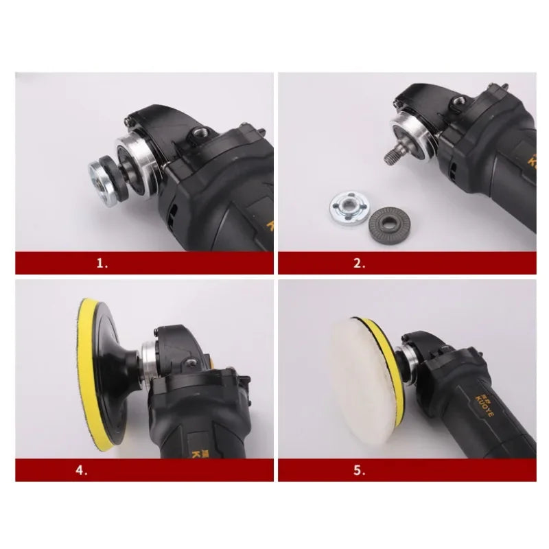 Auto Polieren Schwamm Pads Kit Schaum Pad Puffer Kit Polieren Maschine Wachs Pads für Auto Motorrad motor fahrzeug En...