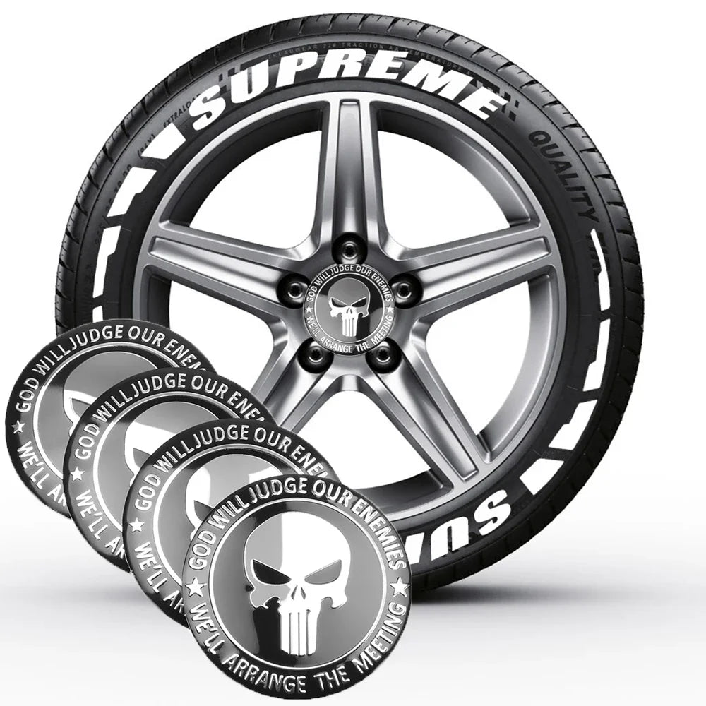 3D Radnabenkappen-Aufkleber Set – SwissGlanzGarage Ansicht 2
