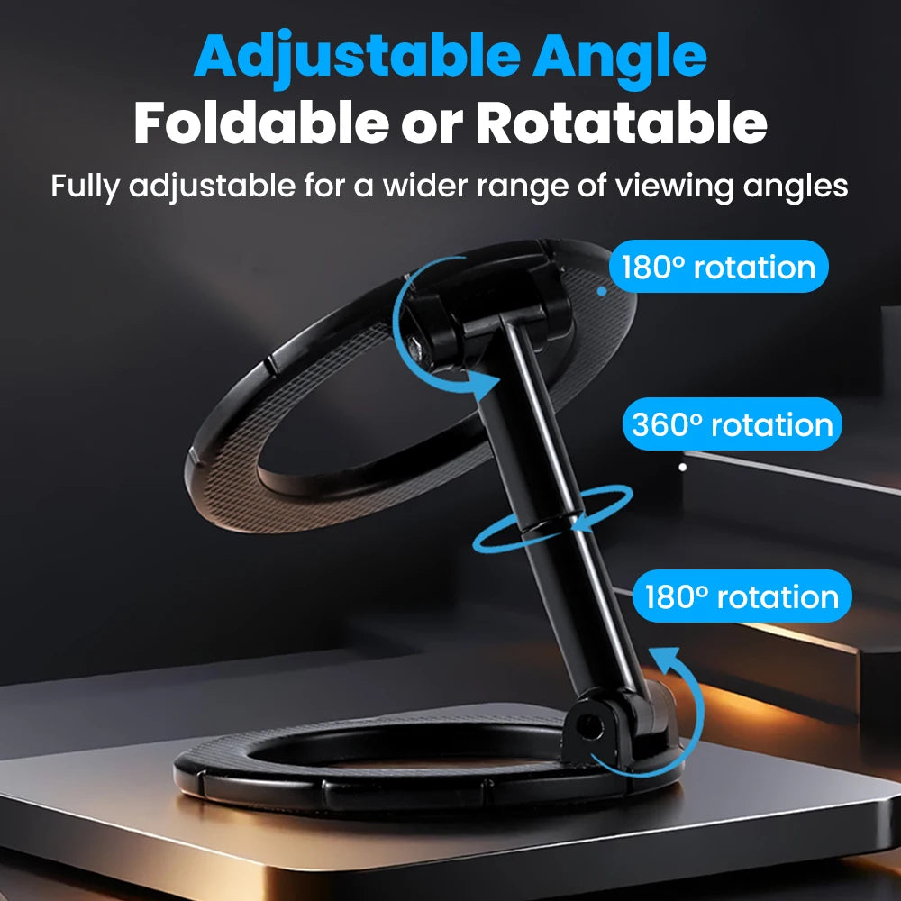 Magnetischer Ring-Handyhalter, faltbar, doppelseitig, magnetische Halterung für das Auto, um 360 Grad drehbar, für da...