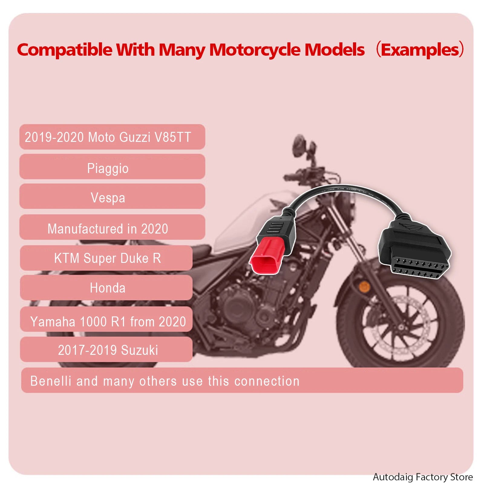 4Pin 6Pin Motorrad-Diagnosekabel für HONDA – SwissGlanzGarage Ansicht 4