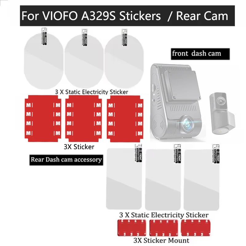 VIOFO A329S/A229 Pro/A229 Plus Aufkleber Set – SwissGlanzGarage Ansicht 2