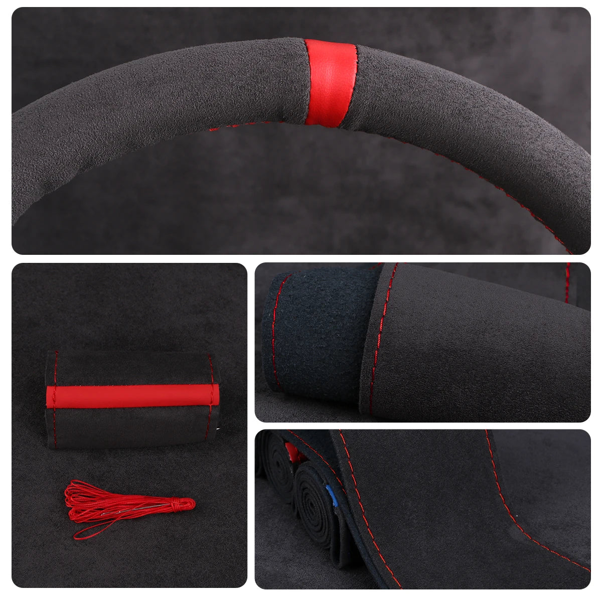 Nackenkissen Memory Foam für Auto – in Leder-Optik – SwissGlanzGarage Ansicht 3