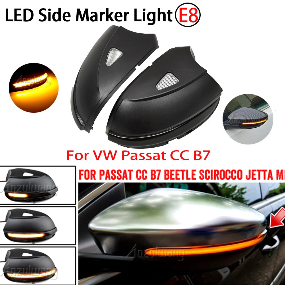 LED Blinker-Set für VW Passat B7 CC Scirocco Jetta EOS – SwissGlanzGarage Ansicht 5
